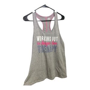 Gray Motivational Tank Top